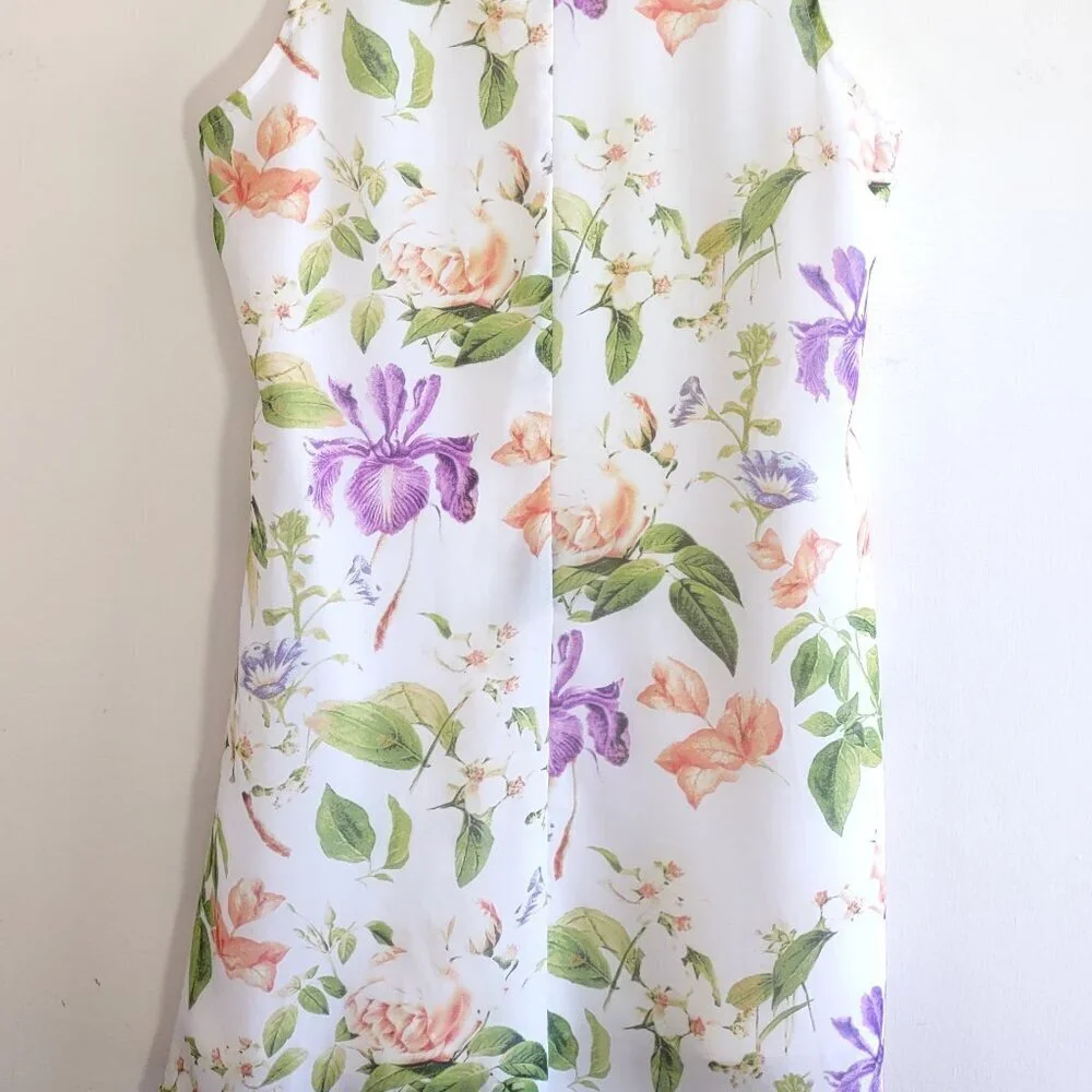 Show Me Your MuMu Floral Mini Dress Tropical Garden Resort Vaca Size Small - Picture 8 of 9